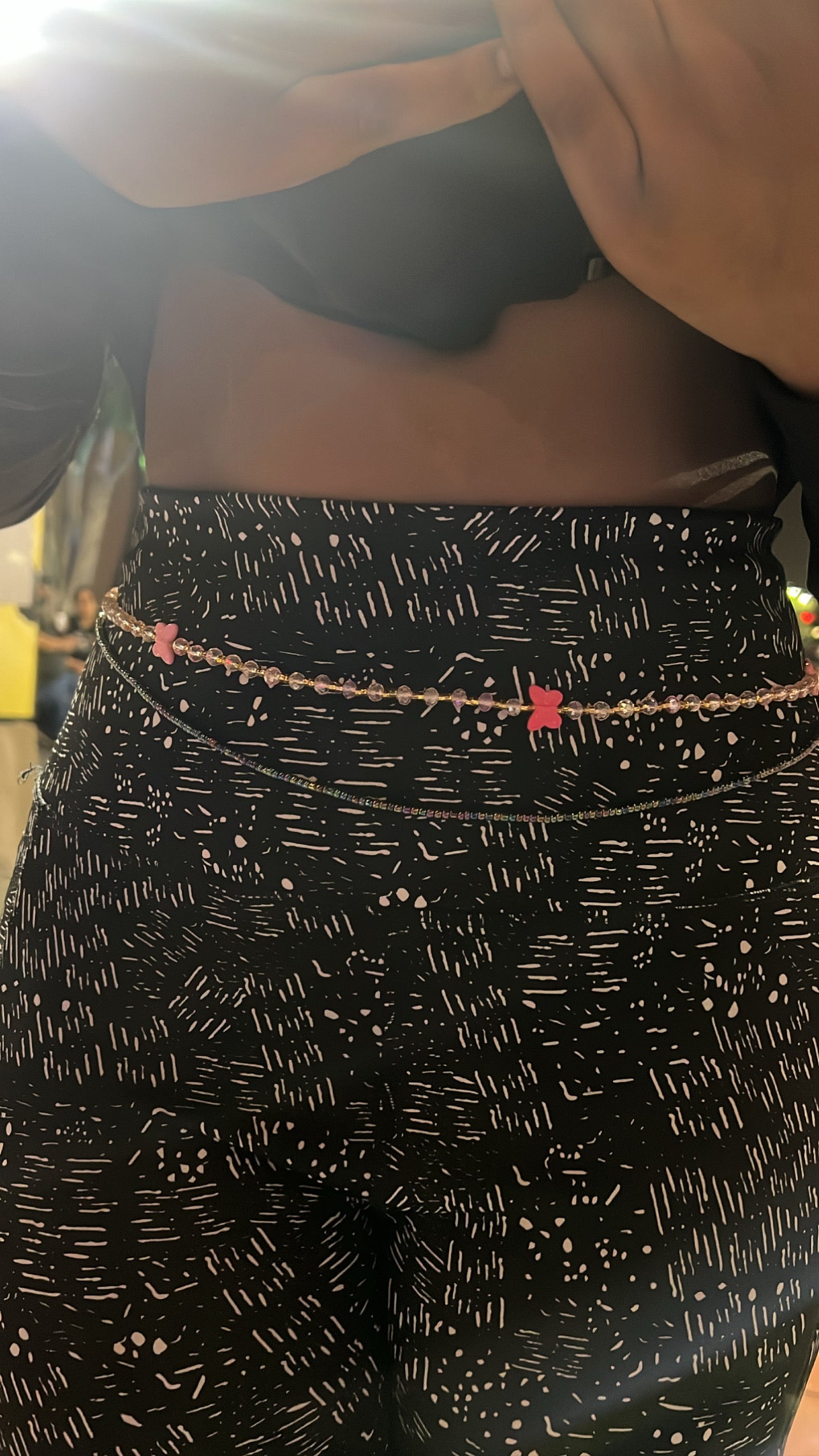 *Pre-order* Viral Pink Butterfly Waist Bead