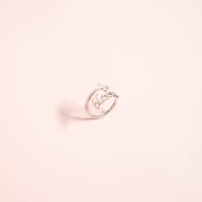 18k gold stainless steel “Do not fear” Ring