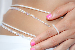 Pearl x Swarovski Waistbeads