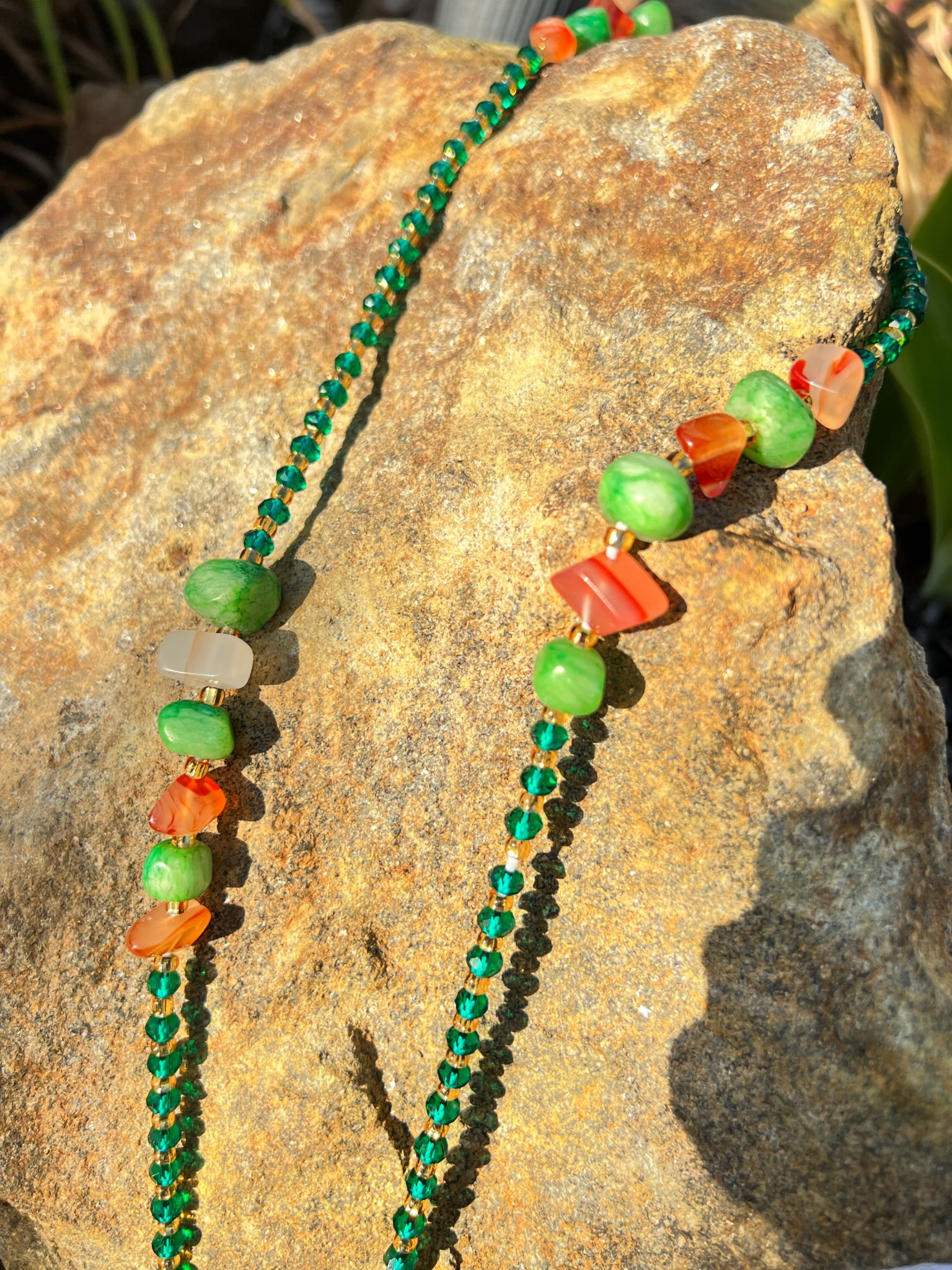 Carnelian and Aventurine