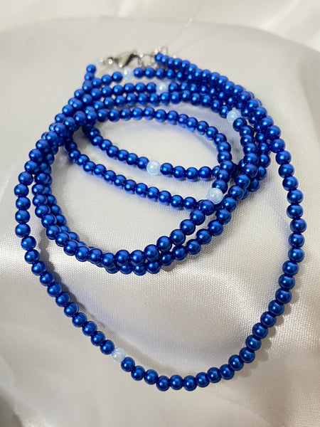 Royal Blue Pearls